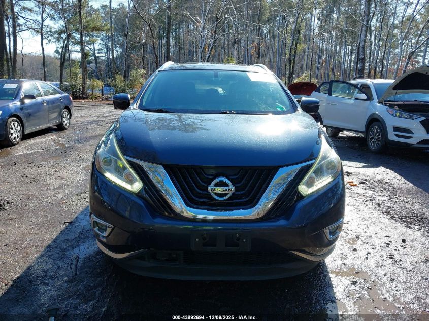 2016 Nissan Murano Platinum VIN: 5N1AZ2MH0GN164198 Lot: 43892694