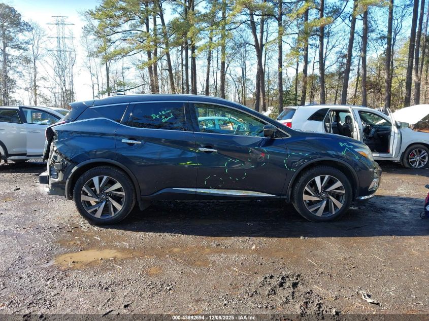 2016 Nissan Murano Platinum VIN: 5N1AZ2MH0GN164198 Lot: 43892694