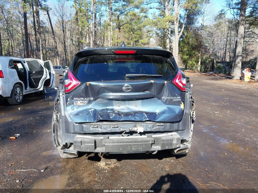 2016 Nissan Murano Platinum VIN: 5N1AZ2MH0GN164198 Lot: 43892694