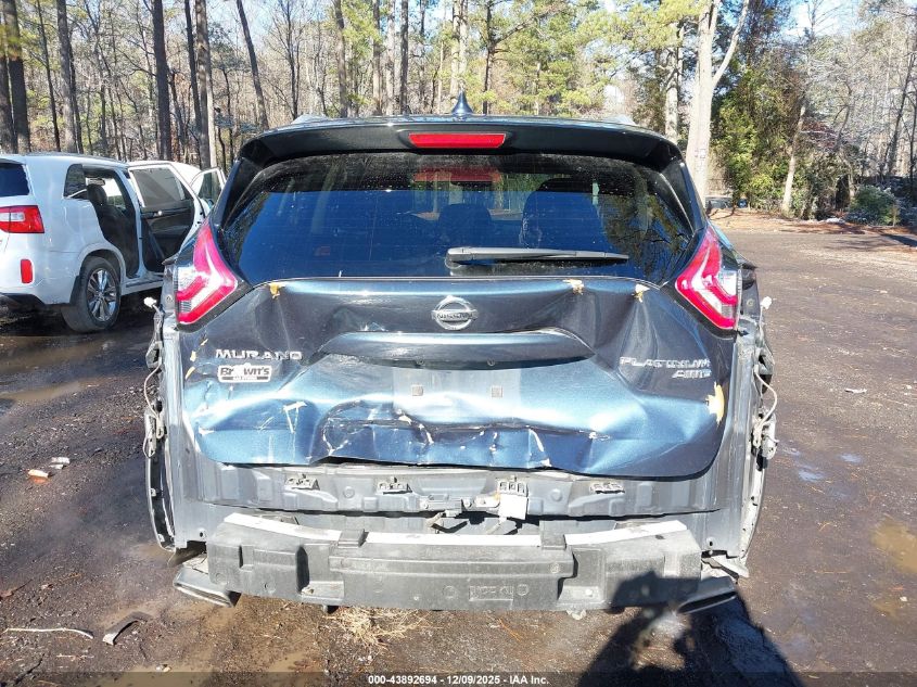 2016 Nissan Murano Platinum VIN: 5N1AZ2MH0GN164198 Lot: 43892694