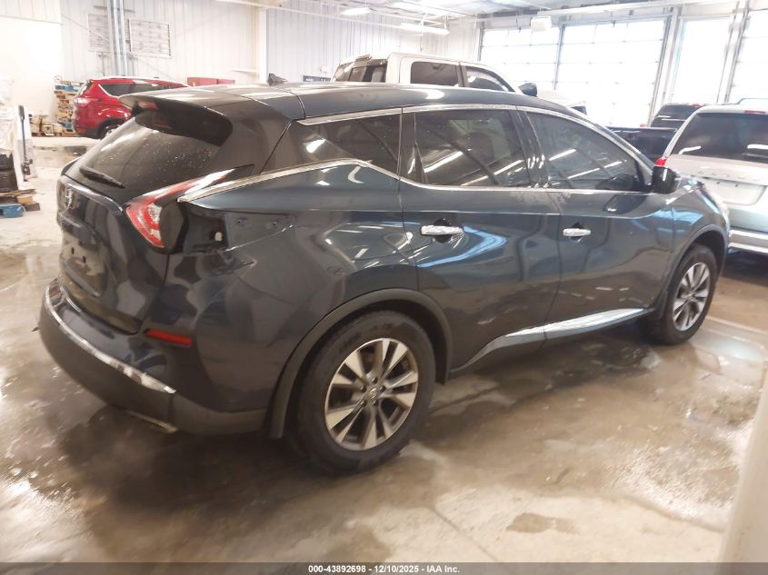 2015 Nissan Murano S VIN: 5N1AZ2MG3FN276175 Lot: 43892698
