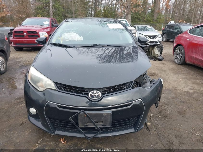 2014 Toyota Corolla S Plus VIN: 2T1BURHE6EC021627 Lot: 43892706