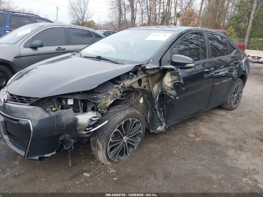2014 Toyota Corolla S Plus VIN: 2T1BURHE6EC021627 Lot: 43892706