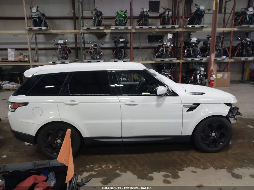 2016 Land Rover Range Rover Sport 3.0L V6 Supercharged Se VIN: SALWG2PF1GA594509 Lot: 43892719