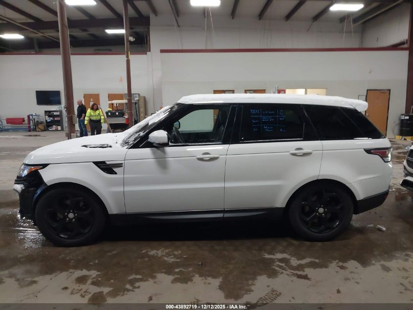 2016 Land Rover Range Rover Sport 3.0L V6 Supercharged Se VIN: SALWG2PF1GA594509 Lot: 43892719