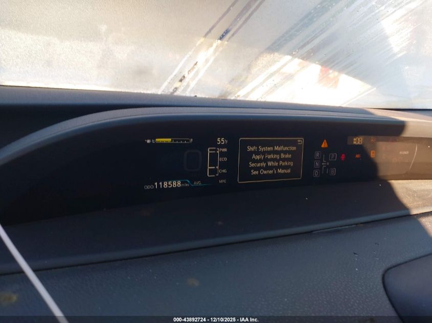 2017 Toyota Prius Two VIN: JTDKBRFU6H3040854 Lot: 43892724