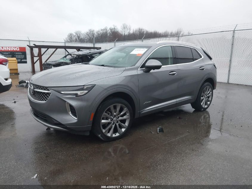 2022 Buick Envision Fwd Avenir VIN: LRBFZRR46ND142832 Lot: 43892727