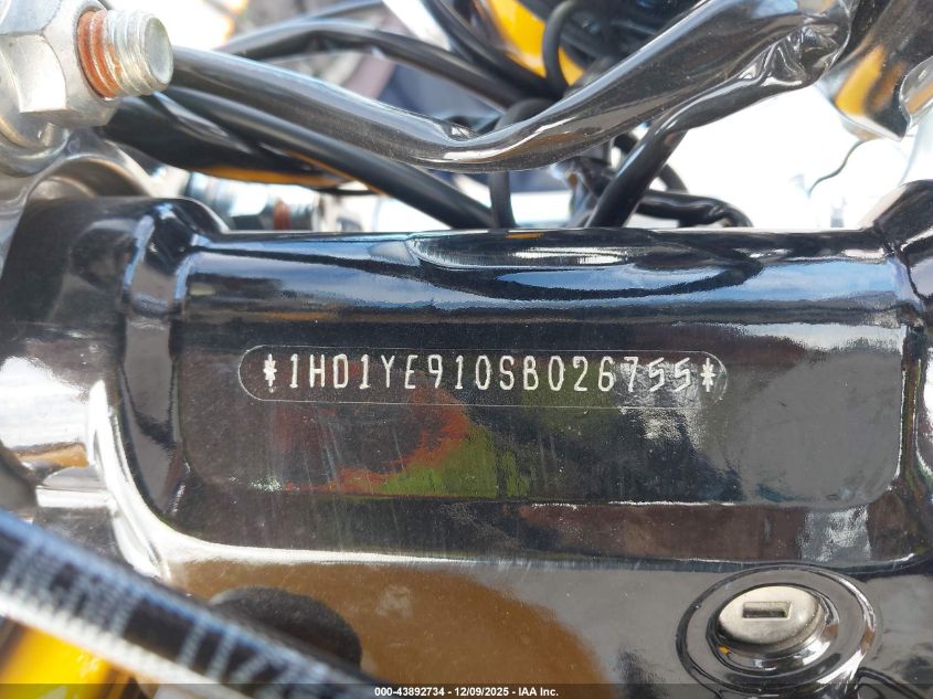 2025 Harley-Davidson Fxbr VIN: 1HD1YE910SB026755 Lot: 43892734