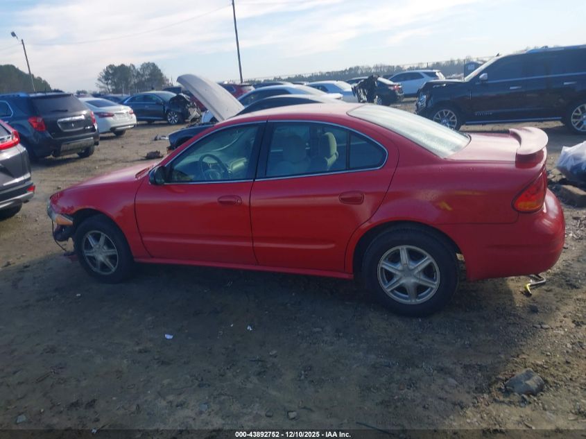 2003 Oldsmobile Alero Gl1 VIN: 1G3NL52E43C276252 Lot: 43892752