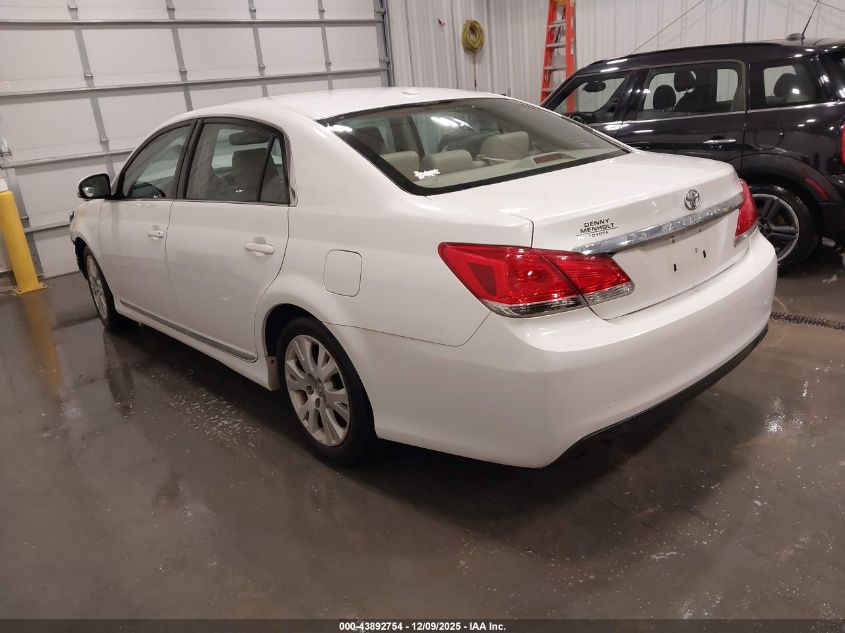 2012 Toyota Avalon VIN: 4T1BK3DB1CU458624 Lot: 43892754