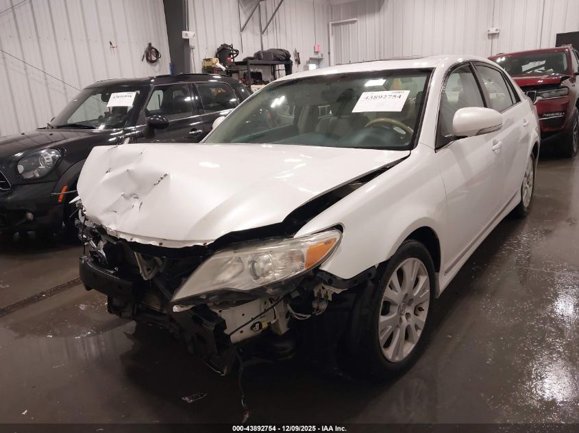 2012 Toyota Avalon VIN: 4T1BK3DB1CU458624 Lot: 43892754