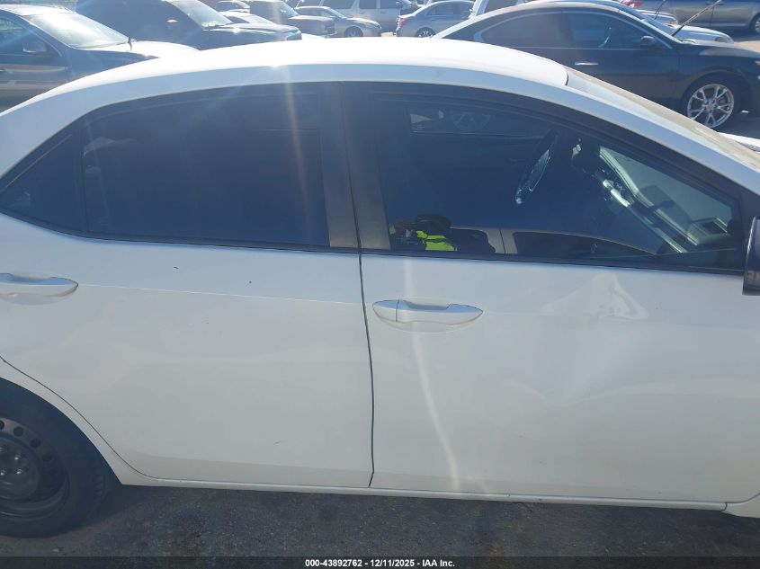 2016 Toyota Corolla Le VIN: 5YFBURHE6GP427099 Lot: 43892762