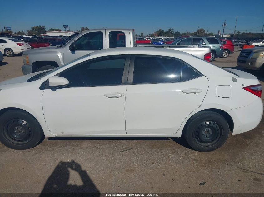 2016 Toyota Corolla Le VIN: 5YFBURHE6GP427099 Lot: 43892762