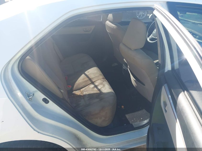 2016 Toyota Corolla Le VIN: 5YFBURHE6GP427099 Lot: 43892762