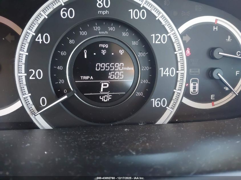 2013 Honda Accord Sdn Ex-L VIN: 1HGCR2F88DA020493 Lot: 43892768