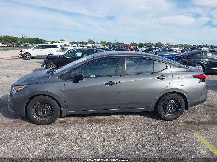 2025 Nissan Versa 1.6 S VIN: 3N1CN8DV1SL865880 Lot: 43892778