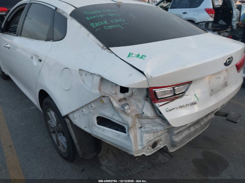 2020 Kia Optima Lx VIN: 5XXGT4L31LG434711 Lot: 43892794