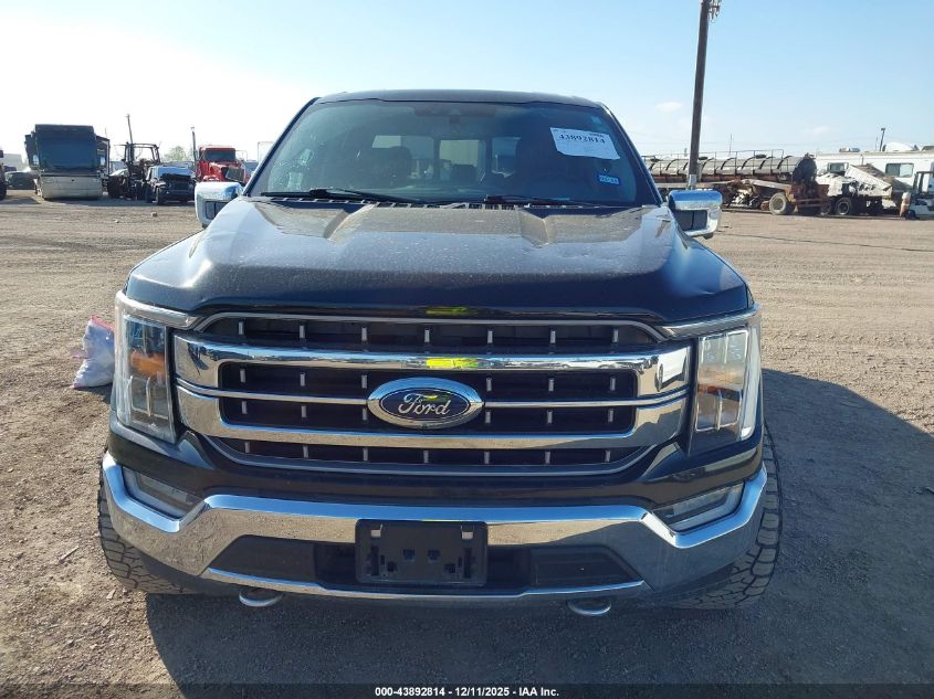 2021 Ford F-150 Lariat VIN: 1FTFW1E88MFC28439 Lot: 43892814