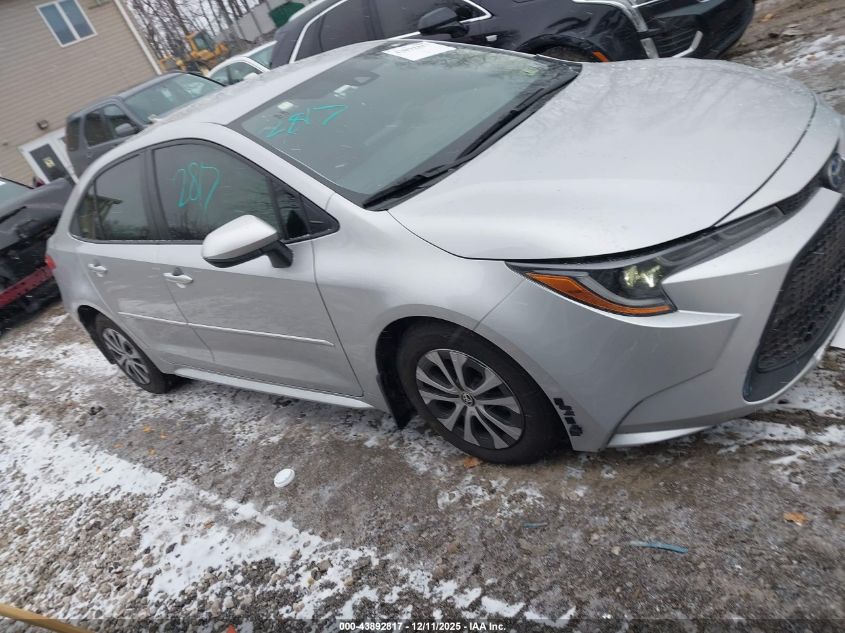 2022 Toyota Corolla Hybrid Le VIN: JTDEAMDE4N3009564 Lot: 43892817