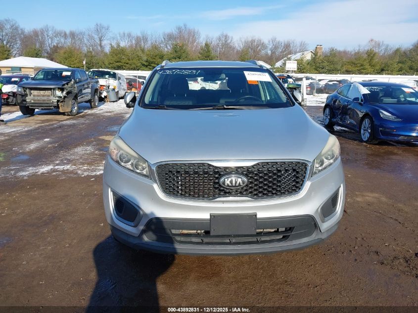 2016 Kia Sorento 2.4L Lx VIN: 5XYPG4A34GG075167 Lot: 43892831