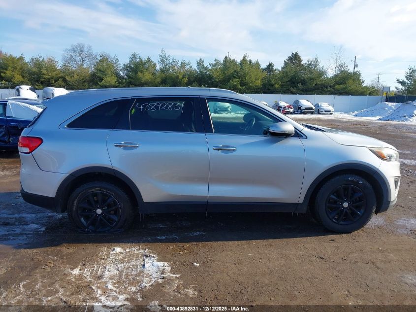 2016 Kia Sorento 2.4L Lx VIN: 5XYPG4A34GG075167 Lot: 43892831