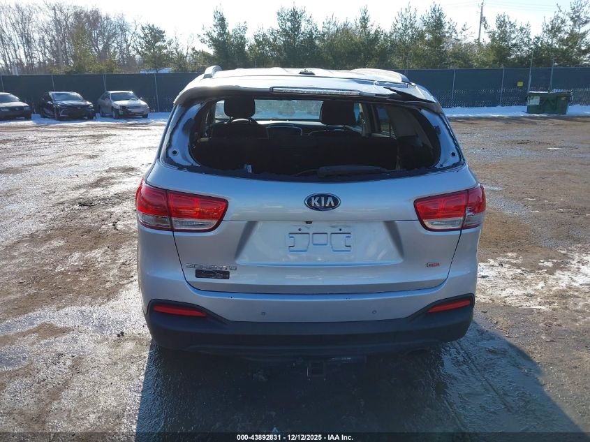 2016 Kia Sorento 2.4L Lx VIN: 5XYPG4A34GG075167 Lot: 43892831