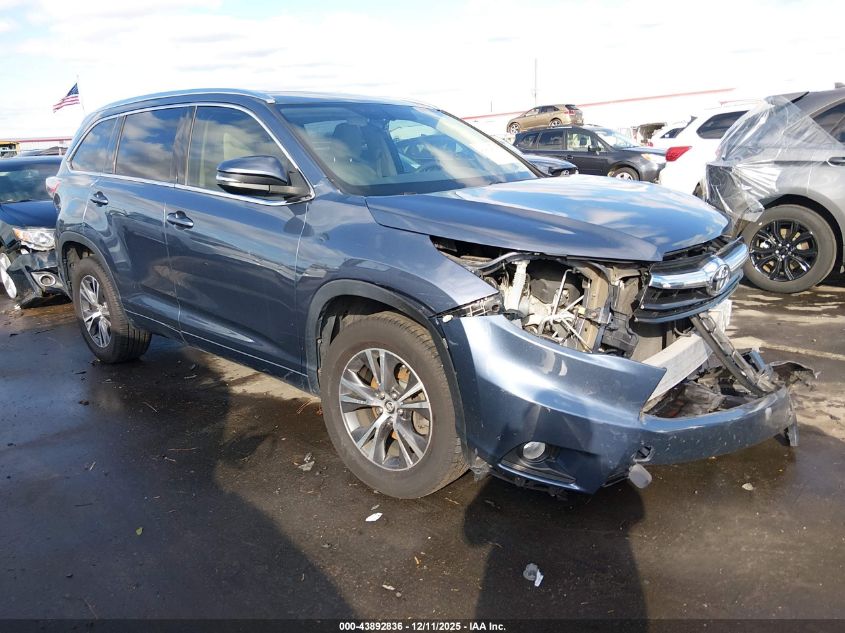 2016 Toyota Highlander Xle V6