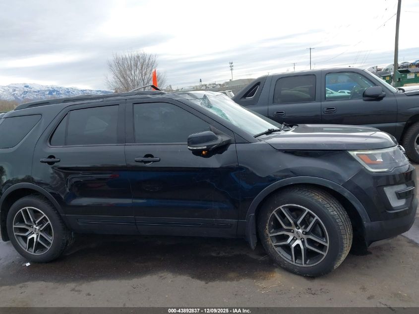 2017 Ford Explorer Sport VIN: 1FM5K8GTXHGE11726 Lot: 43892837