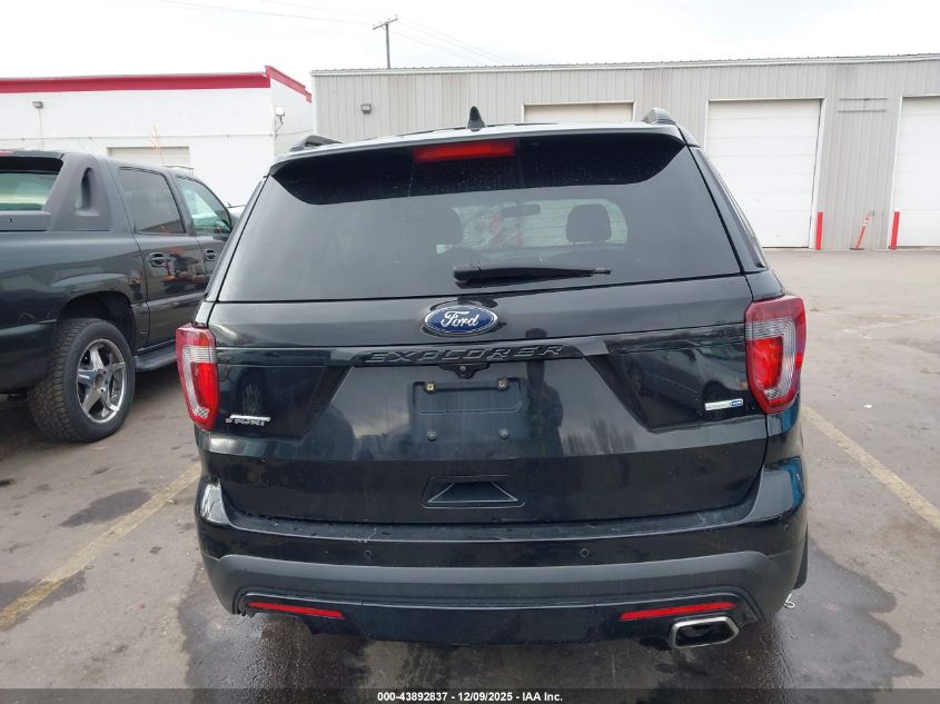 2017 Ford Explorer Sport VIN: 1FM5K8GTXHGE11726 Lot: 43892837