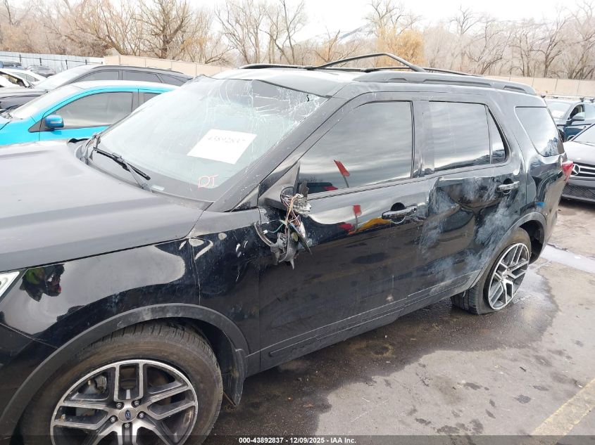 2017 Ford Explorer Sport VIN: 1FM5K8GTXHGE11726 Lot: 43892837