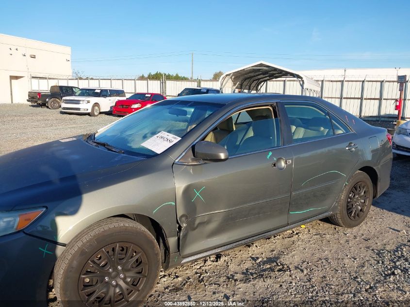 2012 Toyota Camry Le VIN: 4T1BF1FK0CU594510 Lot: 43892850