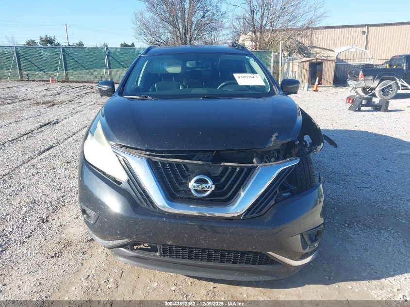 2017 Nissan Murano Platinum VIN: 5N1AZ2MH8HN135629 Lot: 43892862