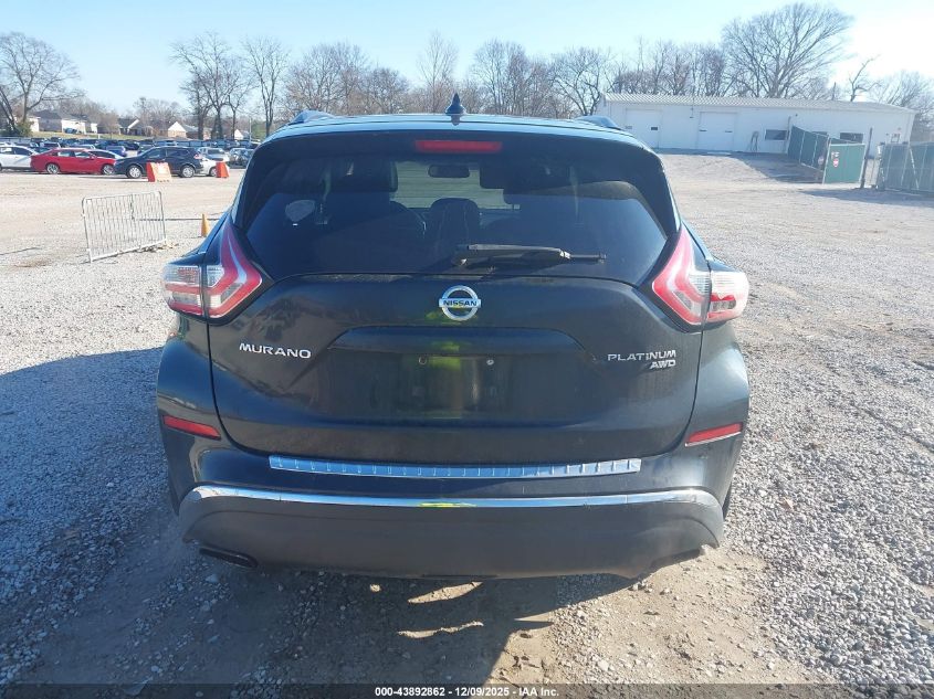 2017 Nissan Murano Platinum VIN: 5N1AZ2MH8HN135629 Lot: 43892862