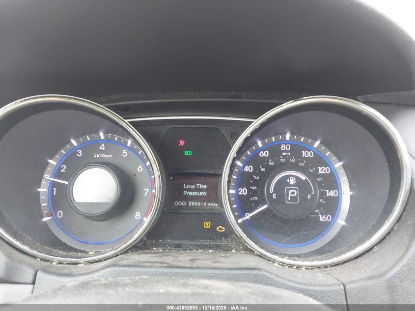 2013 Hyundai Sonata Gls VIN: 5NPEB4AC3DH583754 Lot: 43892893