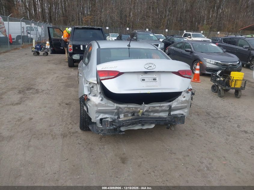 2020 Hyundai Accent Se VIN: 3KPC24A62LE098543 Lot: 43892906