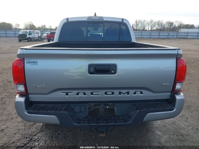 2020 Toyota Tacoma Sr V6 VIN: 5TFCZ5AN9LX237382 Lot: 43892915