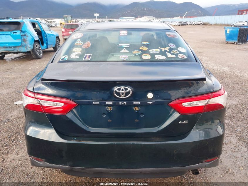 2018 Toyota Camry Le VIN: 4T1B11HK4JU615416 Lot: 43892923