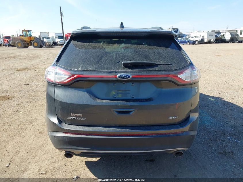 2018 Ford Edge Sel VIN: 2FMPK3J88JBB30750 Lot: 43892932
