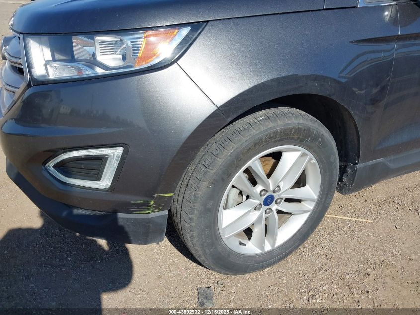 2018 Ford Edge Sel VIN: 2FMPK3J88JBB30750 Lot: 43892932