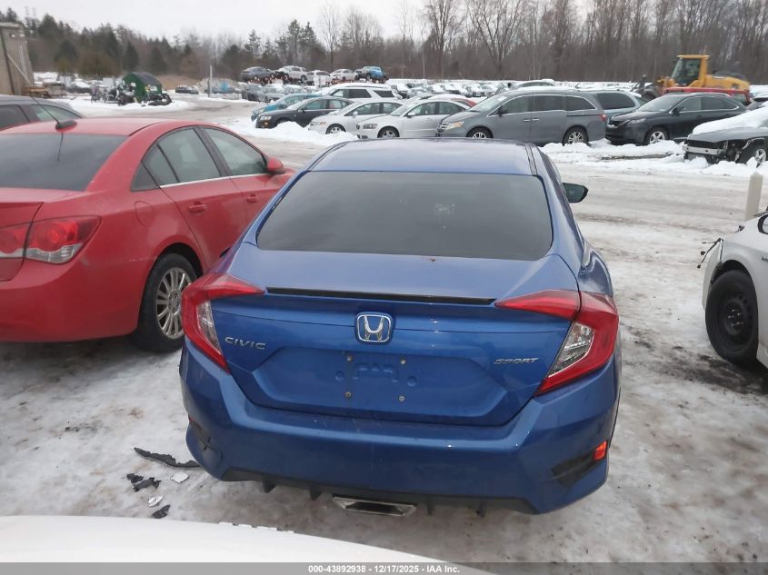 2019 Honda Civic Sport VIN: 19XFC2F85KE038344 Lot: 43892938