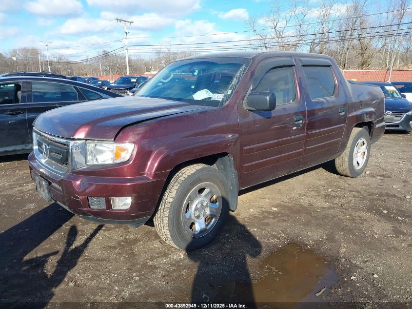 2009 Honda Ridgeline Rt VIN: 2HJYK162X9H502885 Lot: 43892949