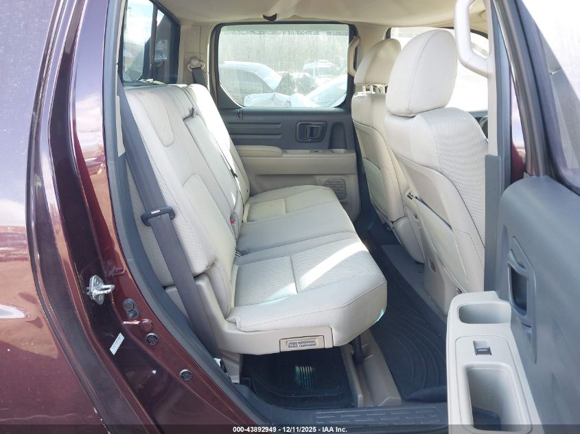 2009 Honda Ridgeline Rt VIN: 2HJYK162X9H502885 Lot: 43892949