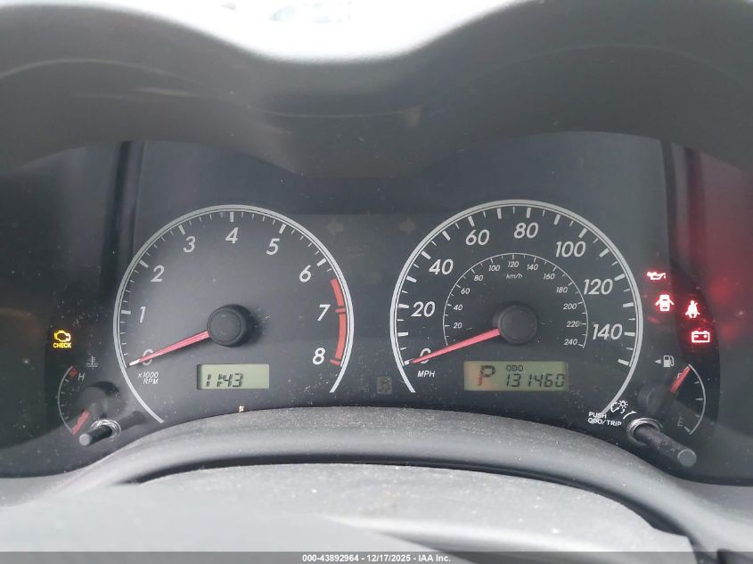 2009 Toyota Corolla Le VIN: 2T1BU40E39C136254 Lot: 43892964