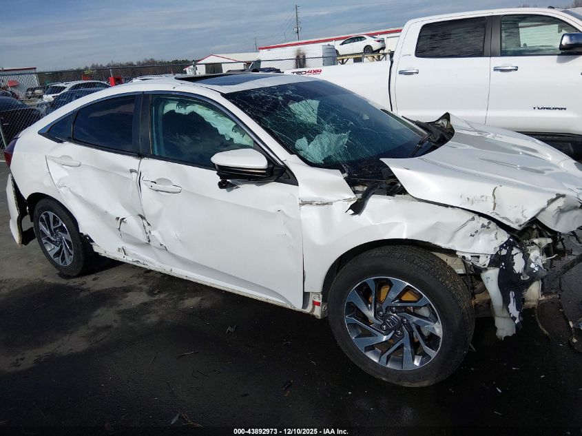 2018 Honda Civic Ex VIN: 2HGFC2F71JH542109 Lot: 43892973