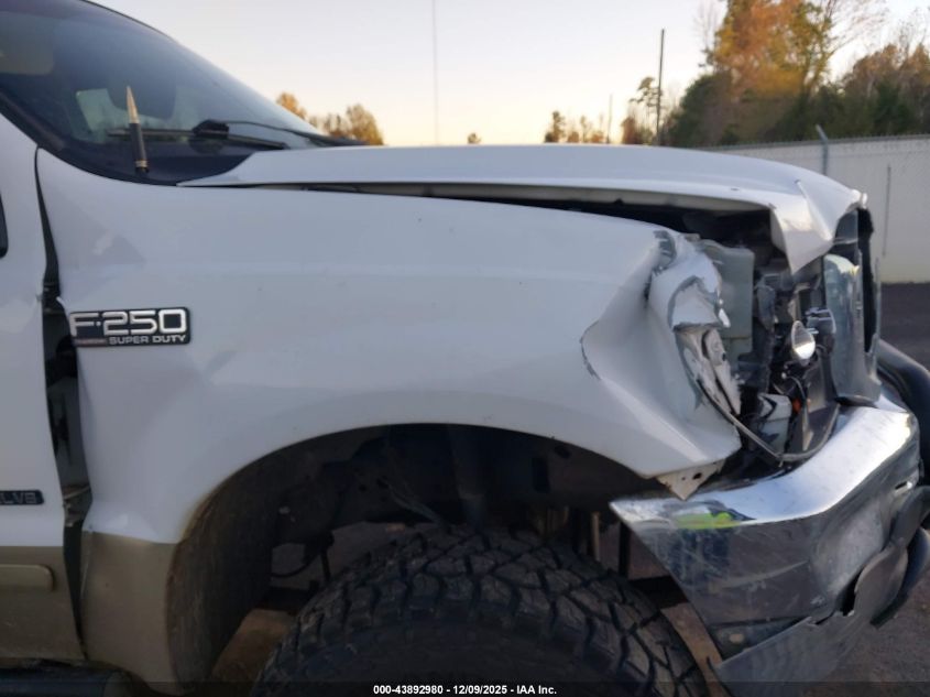 2001 Ford F-250 Lariat/Xl/Xlt VIN: 1FTNW21F71EB74140 Lot: 43892980