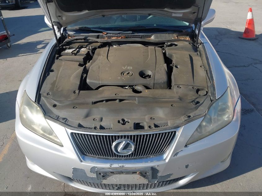 2006 Lexus Is 250 VIN: JTHBK262665023591 Lot: 43893000