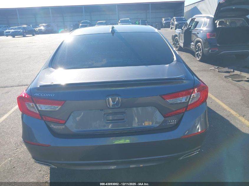 2018 Honda Accord Sport 2.0T VIN: 1HGCV2F37JA035661 Lot: 43893002