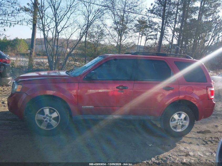 2008 Ford Escape Xlt VIN: 1FMCU93178KB25857 Lot: 43893034