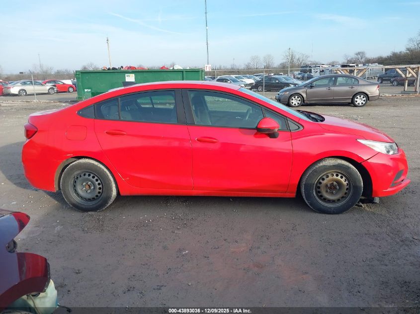 2018 Chevrolet Cruze Ls Auto VIN: 1G1BC5SM5J7134047 Lot: 43893036