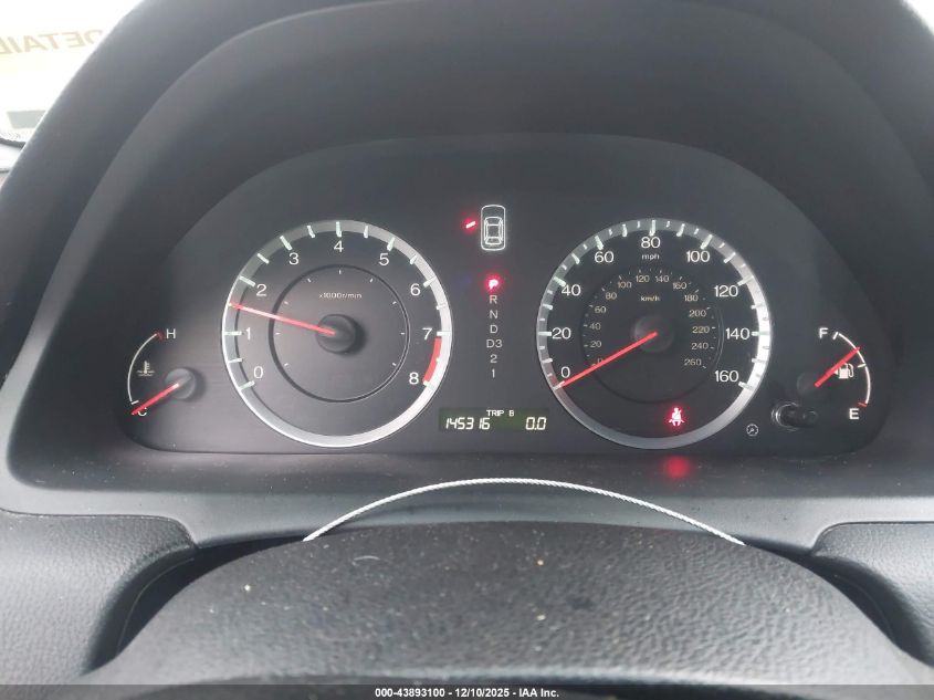 2012 Honda Accord 2.4 Lx-S VIN: 1HGCS1B37CA011887 Lot: 43893100